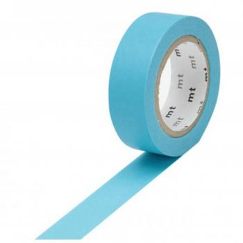 Adhésif masquage unicolore bleu 1,5 cm x 7 m