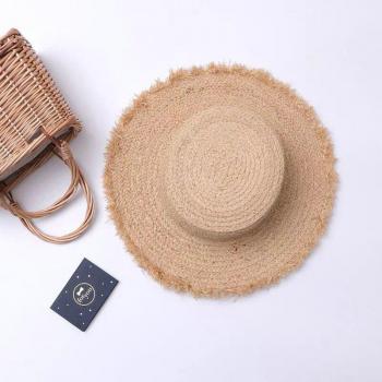 Chapeau de soleil fait main avec protection UV