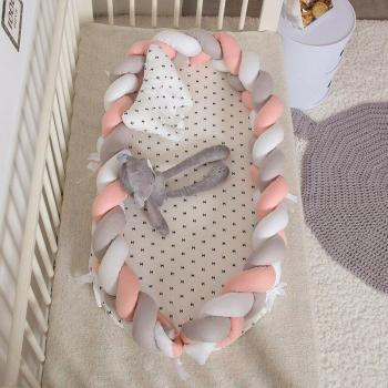 Portable Baby Crib with Safe Back Storage