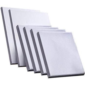 Six‑Pack Small Blank Art Canvases