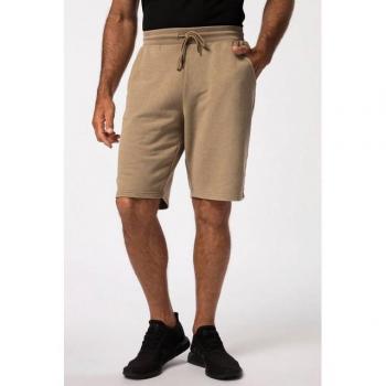 JP1880 Fitness‑Bermuda im JAY‑PI Sweat-Stil, Herren, Braun, 3XL