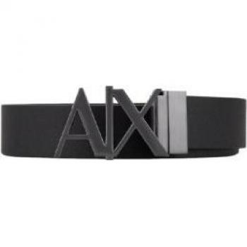 Cinturón reversible Armani Exchange negro/marrón