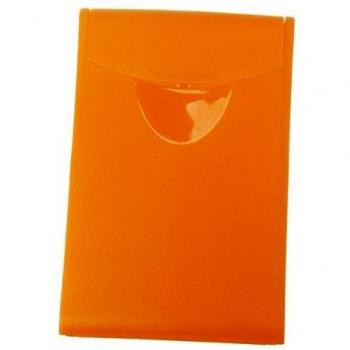 HAN Visitenkarten-Etui COGNITO, orange-transluzent