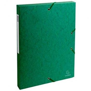 Exacompta Green Pressboard Box File A4 8-Pack