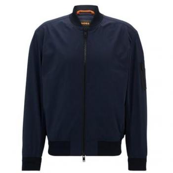 BOSS Orange Bomberjacke mit Zweiwege-Reißverschluss Modell 'Obear', Größe 50
