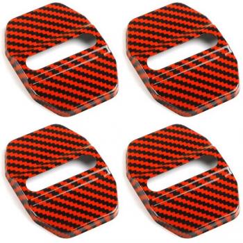 4Pcs Carbon Fiber Pattern Door Lock Caps for BMW X7