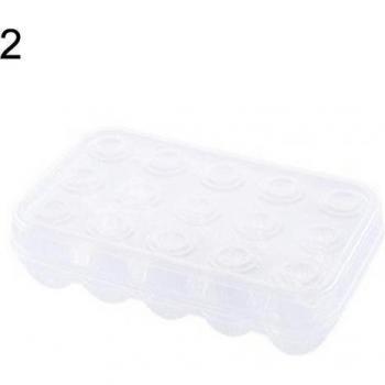 Boîte de stockage d'œufs en plastique 10/15/24 compartiments