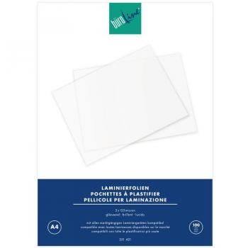 BÜROLINE Laminiertasche A4 351421 glanz, 125my 100 Stk