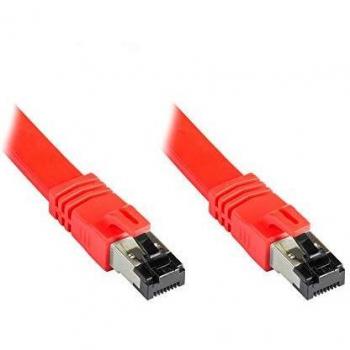 Flat 15 m Cat 8.1 U/FTP Red Cable – Good Connections GC‑8080‑F150R