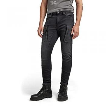 Jeans G-star Cargo 3D Skinny Worn In Nero 32