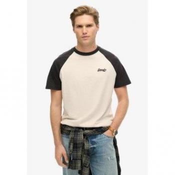 Camiseta Superdry Essential Logo Beige Marino