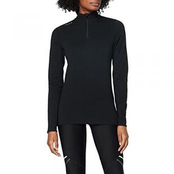 Erima Women's Black Half Zip Under Sweater, Size 38