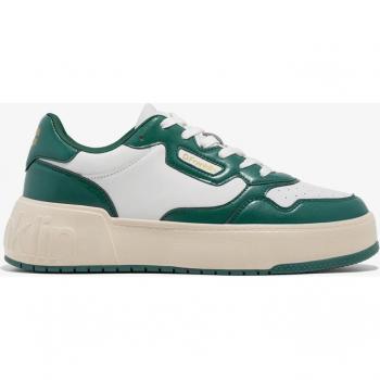 Zapatillas Deportivas Urbanas D.Franklin Court Basic Verde para Mujer con Logotipo Lateral