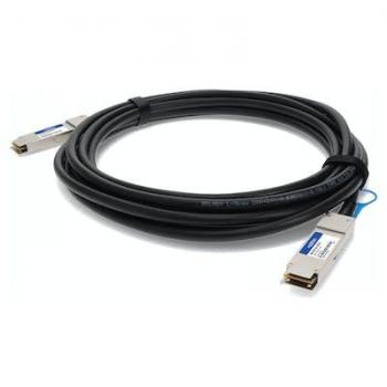 PAN‑QSFPO‑DAC‑3M‑AO Black QSFP+ InfiniBand Cable