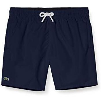 Maillot de bain Lacoste MJ4756 Short, bleu marine/noir Jb1, pour garçons de 12 ans (taille fabricant : M)