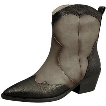 Western Vintage Bronze Pointed Toe Boot