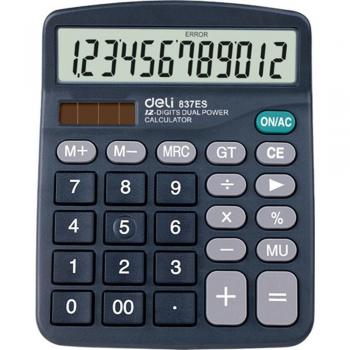 Calculadora solar Deli 837ES 12 dígitos