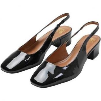 Pelle Verniciata Sandali Donna Michigan 4UK