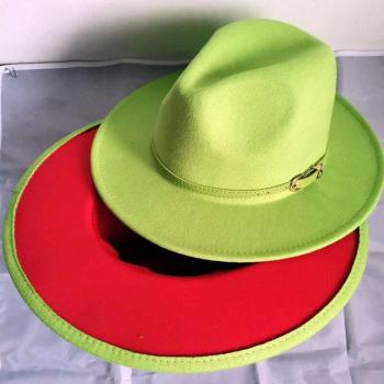 QBHAT Women's Vintage Gentleman Fedora Hat
