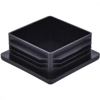 Embouts carrés en plastique noir