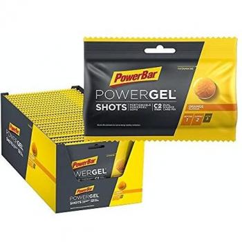 PowerBar Shots de Gel Naranja 24 x 60 gramos