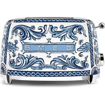 SMEG Toaster 2 Scheiben Dolce & Gabbana TSF01DGBEU Blu Mediterraeo blau