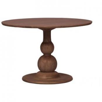 Table Ronde en Bois Noyer BePureHome 120 cm