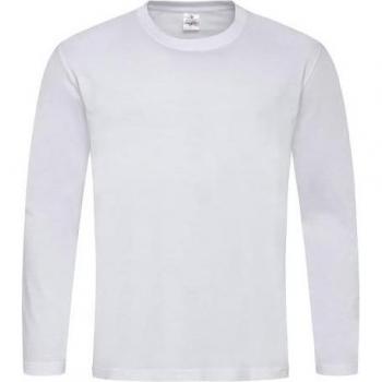Stedman Classic Herren Langärmtshirt L, Farbe Weiß