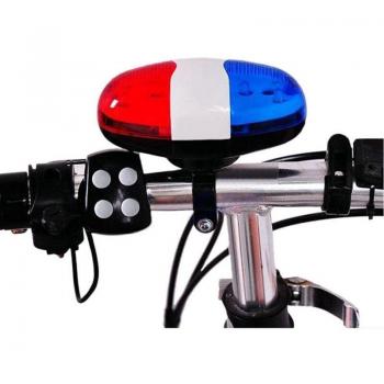 Timbre infantil para bicicleta con 4 tonos y 6 LED