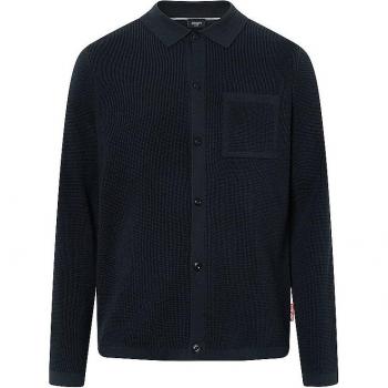 JOOP! Herren-Cardigan Blau – einfarbig, 30044551, L