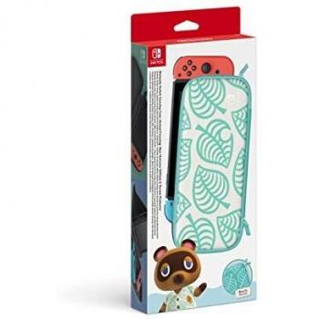 Nintendo Switch-Tasche (Animal Crossing: New Horizons-Edition) & -Schutzfolie