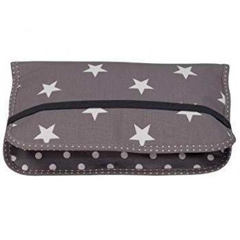 ULLENBOOM ® Borsa porta pannolini stelle grigie