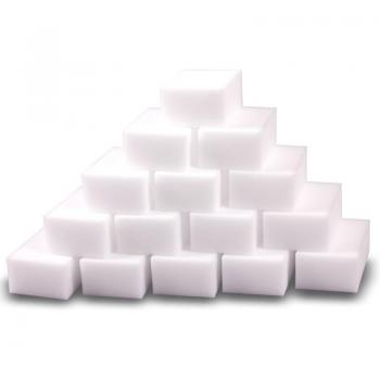 Set de 100 Esponjas Mágicas de Melamina para Hogar y Oficina