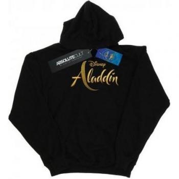 Sweat à Capuche Fille Disney Aladdin Logo Film Noir
