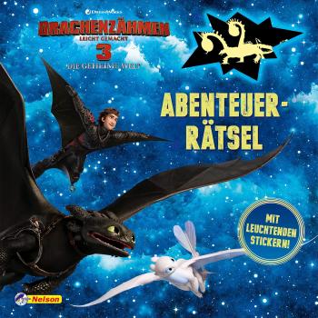 DreamWorks Dragons: Drachenzähmen leicht gemacht 3: Abenteuerrätsel: Mit leuchtenden Stickern!