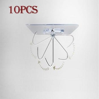 ClearHold Kitchen & Bathroom Hook Bundle (100 pcs)