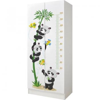 Wardrobe Panda Bianco 2 Porta – Versione Roma