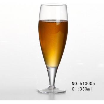 Set of 2 Hand-Blown Lead-Free Crystal Beer Glasses, 61000X