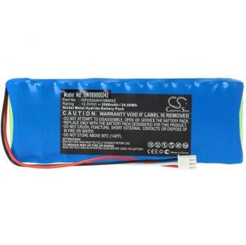 Batterie de remplacement vhbw pour Bionet BM3 Plus (2000mAh, 12V, NiMH)