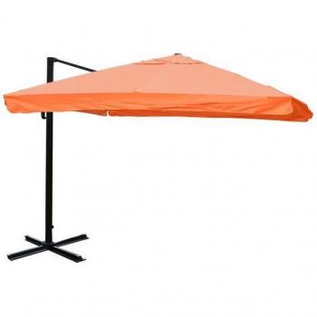 MCW A96-7 Gastronomie‑Sonnenschirm – 3 × 4 m, Ø 5 m, Polyester/Alu, 26