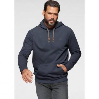 Man's World Sweatshirt mit Kapuze – Herren, Langarm, Gr. M (48/50), blauer Farbton