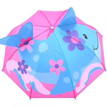 Sombrilla para Niños con Diseño 3D y Protección contra la Lluvia