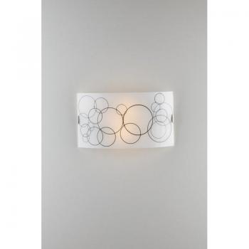 Lámpara decorativa de techo Karma cristal blanco E27