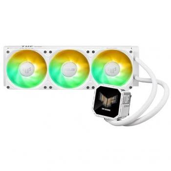 Boîtier tout-en-un ASUS TUF LC III 360 LCD ARGB – Blanc & Ventilateurs RGB