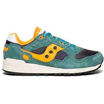 Saucony Shadow 5000 Vintage, Chaussures de Sport Homme, Teal/Blue/Orange 9, 44.5 EU