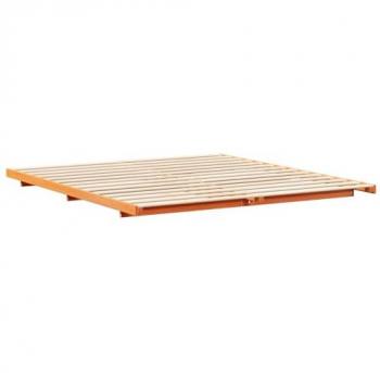 Cadre de Lit Surélevé Marron Cire 180x210 cm – vidaXL