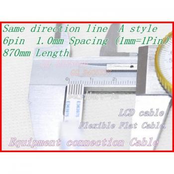 Flexible Flat Cable 6P 1.0mm 870mm