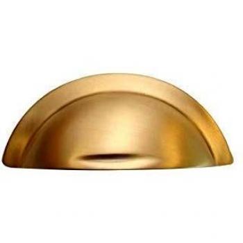 Poignée Patinée Laiton Bronze – Entraxe 64 mm, Hauteur 40 mm
