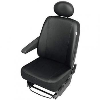 HP Autozubehoer 22811 VS1 Faux Leather Black Driver's Seat Cover