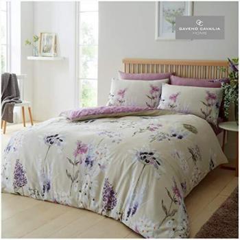 Copripiumino Policotone GC GAVENO CAVAILIA Motivo Floreale Naturale